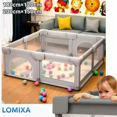 Chiqueirinho Infantil Dobrável 180x120cm / 200x150cm | Ideal para Brincadeiras Seguras