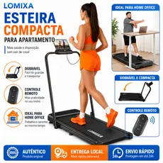 Esteira Elétrica Ergometrica Dobravel Portátil Ajustável 3 Posições com Controle Remoto para Casa Academia 110V 220V