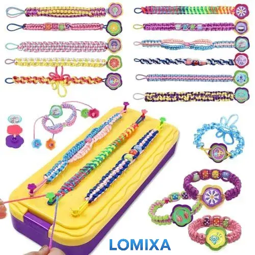 Kit de Pulseiras da Amizade DIY Infantil Presente Criativo para Meninas