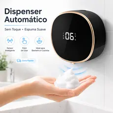 Saboneteira Dispenser Automático Sensor Infravermelho Para Sabonete Líquido Detergente Espuma