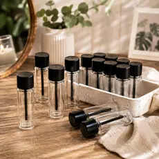 Kit 50/20/10 Frascos 4ml Flaconetes Vazio Perfume Amostra Provador Demonstrador Recipiente Pet Refil