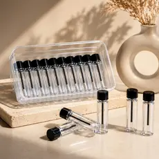 Kit 100/50/25  Frasco 4ml Flaconete c/ Tampa Amostra de Perfume Provador Demonstrador  Pet Fragância