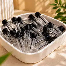 Kit 50 Frascos 4ml Flaconetes Vazio Perfume Amostra Provador Demonstrador Recipiente Pet Fragrância