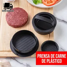 Modelador de Hamburguer Profissional 3 em 1 Forma Prensadora de Plástico 12cm Lanches Artesanais