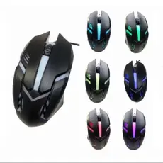 Mouse Gamer  Optico 1000dpi LED com Fio 1m 25cm USB