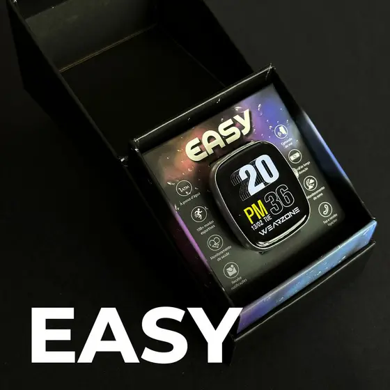RELÓGIO SMARTWATCH EASY APROVA DAGUA BATERIA ATE 7 DIAS ORIGINAL WEARZONE - LANÇAMENTO 2025