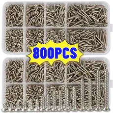 Kit 800 Peças Parafusos com Organizador – Multiuso