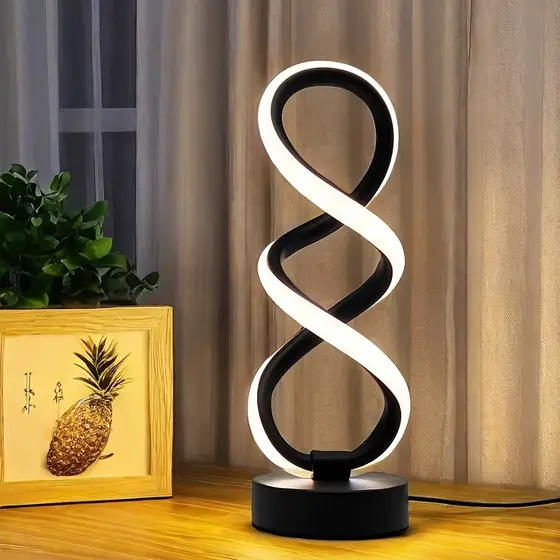 Abajur Moderno Quarto Luminária Noturna De Mesa Criado Mudo Cabeceira Quarto Luz USB