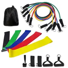 Extensor Elástico Treino Em Casa + Mini Band Para Exercícios Multifuncional Yoga Treino