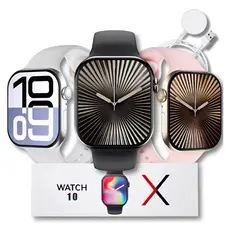 Smartwatch Relógio Inteligente Tela HD Série10 Bluetooth 49mm/45mm Adequado Para Android iOS Esportes Mens