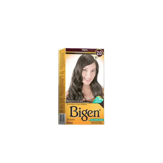Tintura Capilar à base de água Bigen 2.0 Preto