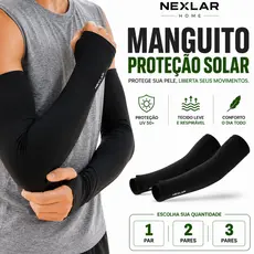 Manguito Proteção Braço 1/2/3 Pares Masculino Feminino Proteção Solar UV 40cm Esportes Trabalho