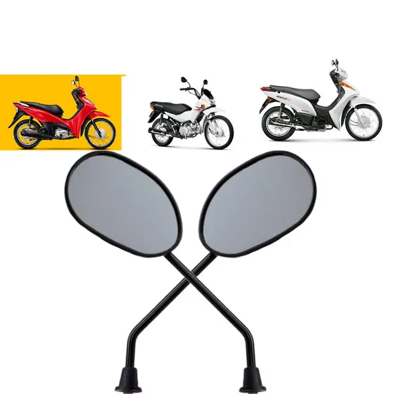 Retrovisor  Biz 125 110 100 Par Espelho Para Pop 100 110i