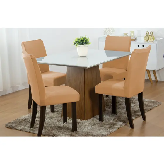 Capa de Cadeira 2 OU 4 capas de Malha Gel de mesa de jantar e cozinha com várias cores disponíveis