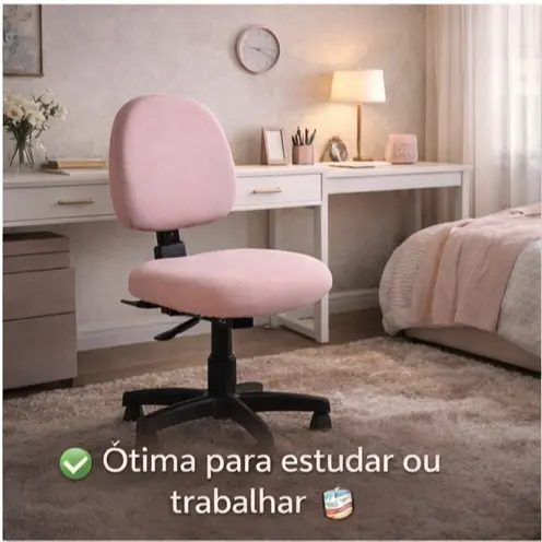 Capa Para Cadeira de Escritório Giratória Universal - Assento e Encosto