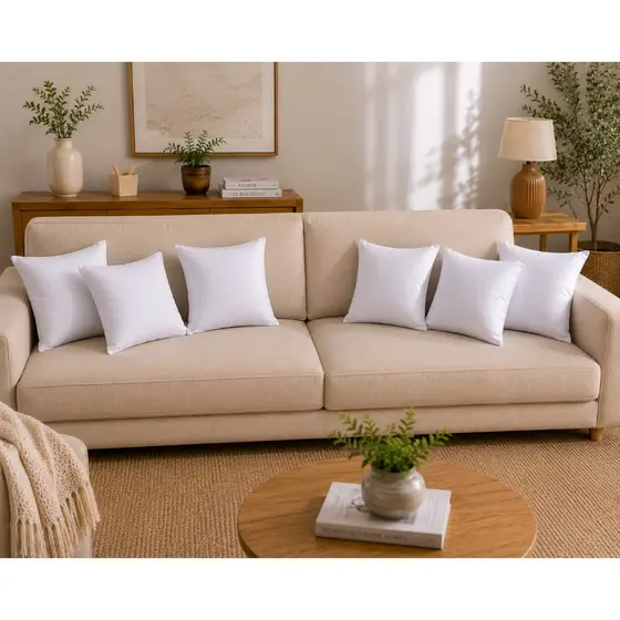 Kit Capas de Almofada Impermeáveis 45x45 com Zíper Antiácaro Antimofo (Kits de 2, 4, 6, 8 ou 10 Peças)