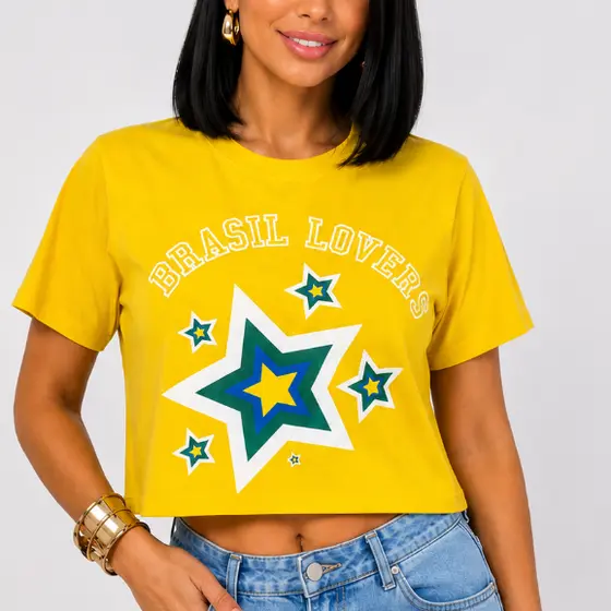 Cropped Feminino Moda Blogueira | Confortável e Moderno/blusinha/brasil