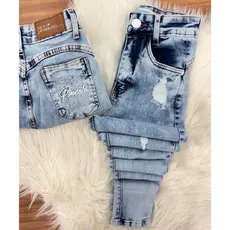 CALÇA JEANS PREMIUM MODELO EMPINA BUMBUM COM LYCRA BASICA