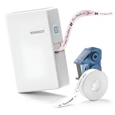 Impressora Etiqueta Niimbot N1 Bluetooth Termica+1 Rolo Escritorio 14x50mm( Aplicação Fitas de Cetim)