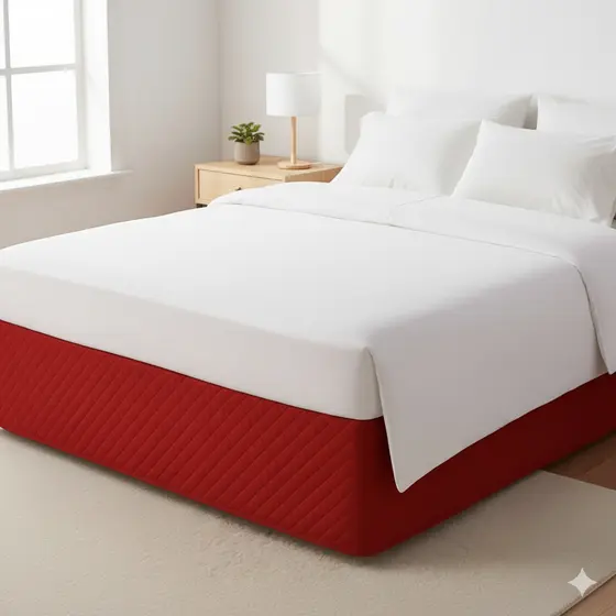 Saia Cama Box Com Elástico Microfibra Macia Matelado Ultrassônico Solteiro Casal Queen King