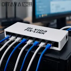 Roteador Switch de Rede 8 Portas Gigabit 10/100mbps LAN RJ-45 Com Led Alta Velocidade