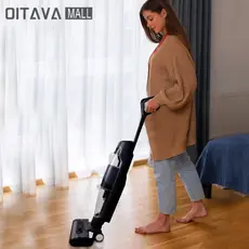 Aspirador de Pó Sem Fio 3 em 1 Multifuncional Lava Aspira e Limpa Alta Sucção 12kpa Bivolt 110/220V