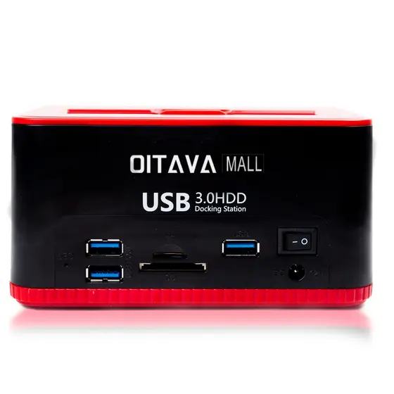 Dock Station KP-HD820 USB 3.0 para 2 HDs SATA 2,5/3,5" Pendrive Cartão Memória