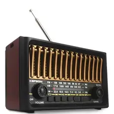 Rádio Retro Vintage Antigo Portátil Am Fm Sw Mp3 Bluetooth Usb Bateria Premium Luxo