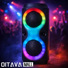Caixa De Som Bluetooth Multimídia Led Rgb Usb Fm Tws 50w Cor Cs-29
