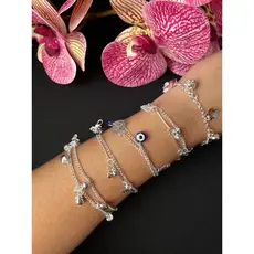 Kit Pulseiras Femininas Banhadas à Prata 925 - inoxidavel