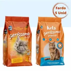 Areia para Gato Gratíssimo | Areia Sanitária de Gato | Areia Higiênica 20kg