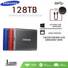 Samsung HD Externos SSD  8TB/16TB/30TB  USB3.0 Externo Hard Drive 4TB  Portable Solid State Drive 1TB/2TB HDD