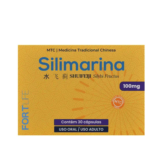 Silimarina 100mg 30 Cápsulas FORTLIFE