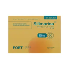 Silimarina 200mg 60 Cápsulas FORTLIFE