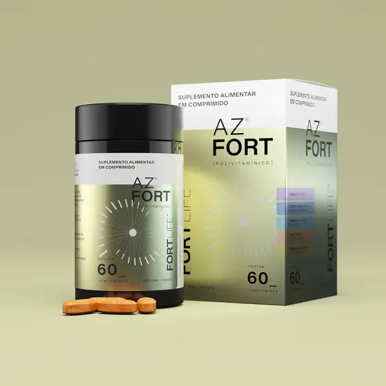 AZ Fort Polivitamínico 60 Comprimidos FORTLIFE (Imunidade, Energia)
