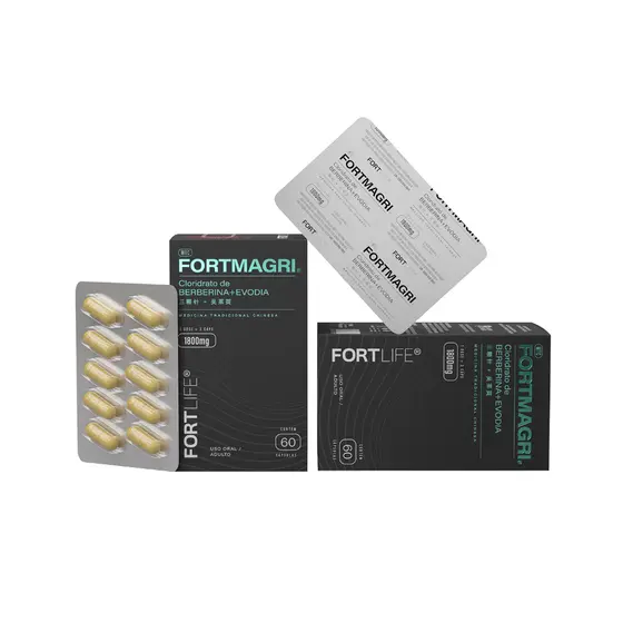 Kit 2 Fortmagri Black 1800mg 60 Cápsulas FortLife