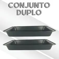 1/2 Forma Assadeira Antiaderente Bolo Torta Aves Massa Teflon