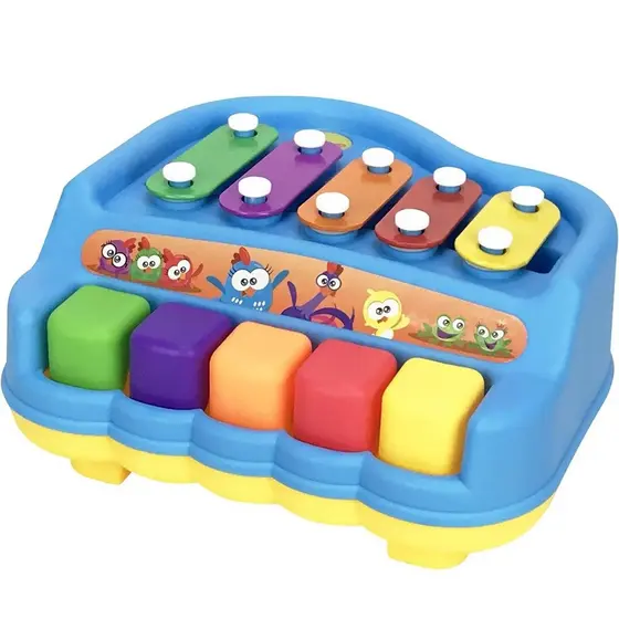 PIANO XILOFONE INFANTIL GALINHA PINTADINHA - WINFUN