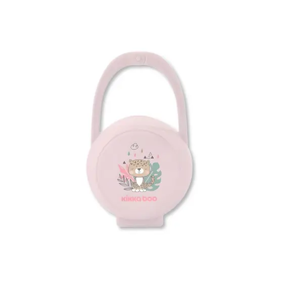 PORTA CHUPETA SAVANNA PINK ONCA - KIKKA BOO