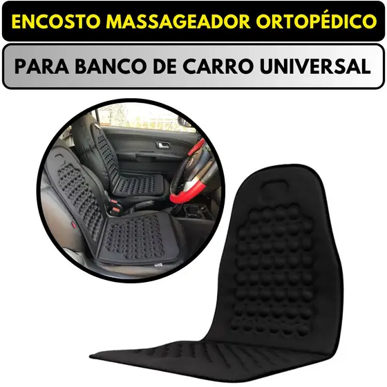 Encosto Massageador Ortopédico Para Banco de Carro Automóvel Para Banco de Carro Automóvel Cadeira Universal