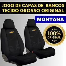 Capas Das Frentes Da Montana Capine Simples, Cabine Dupla Tecido Grosso Chevrolet GM