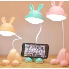 Luminária De Mesa Articulada Estilo  Coelhinho
