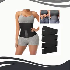Cinta Faixa 3-5 metros Redutor Medidas Ajustável Modeladora Corporal Twister Costas  ZHENG-LED
