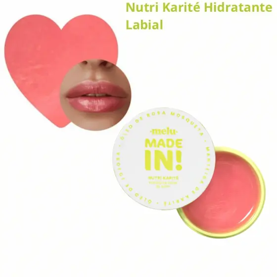 Hidratante Labial Nutri Karité Made In Melu - Combate o Ressacamento dos Labios - Ruby Rose