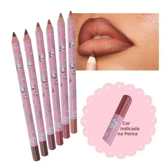 Contorno Labial Princesas Lápis Labial longa duração e super pigmentado - Fenzza