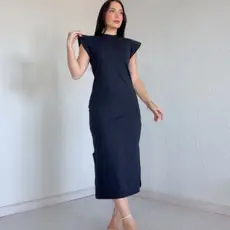 Vestido Midi Muscle Tee Malha Premium 100% Algodão - Confortável