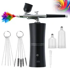 Aerógrafo Portátil com Mini Compressor - Para Unhas, Bolo, Maquiagem, Cabelo