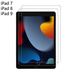 iPad 7/8/9 Película de Vidro Temperado para iPad 7/8/9(Modelo 2021/2020/2019), Protetor de Tela, 9H