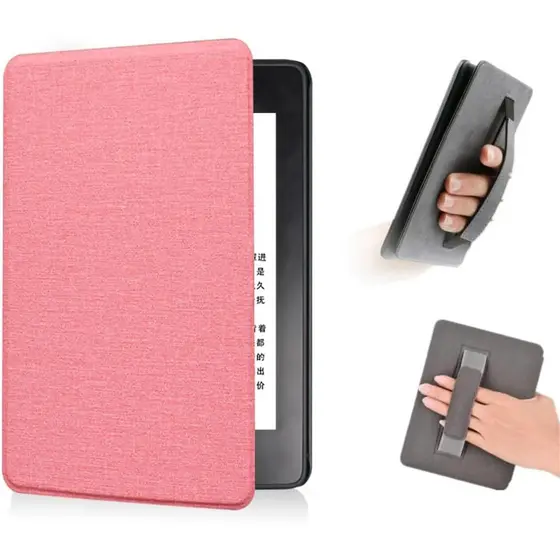 Capa Kindle 10ª geração Papewhite modelo pq94wifPremium em Tecido Ultra Fina com Alça e Auto Sleep Wake