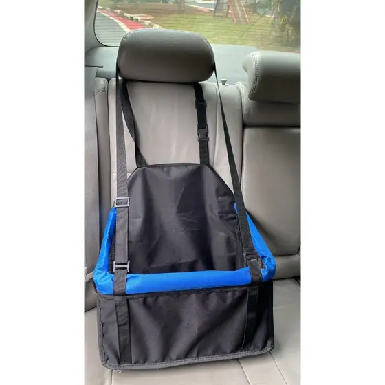 Cadeira  AZUL + PRETO de Transporte de Luxo  Segurança Pet Carro Cachorro e Gatos